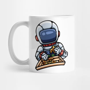 Astronaut Eating Pizza Mug